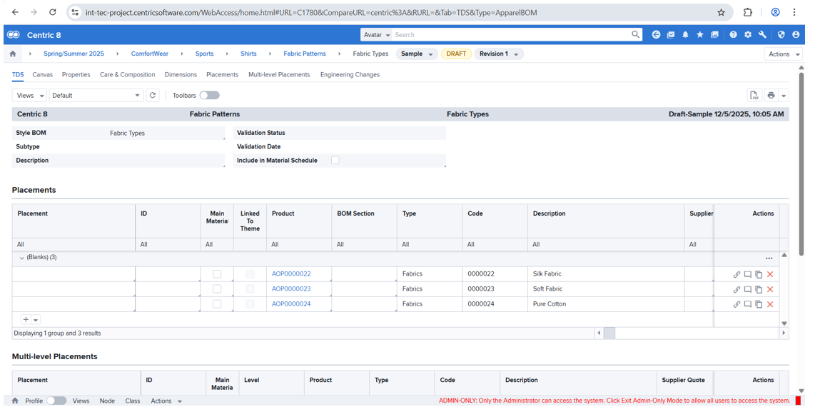 CentricPLM AddMaterialToBOM 03