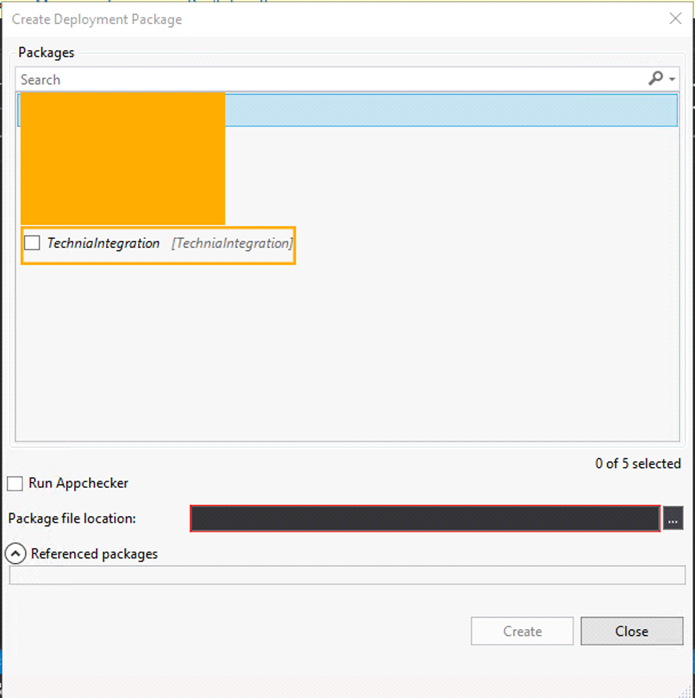 Deployable package installation 3