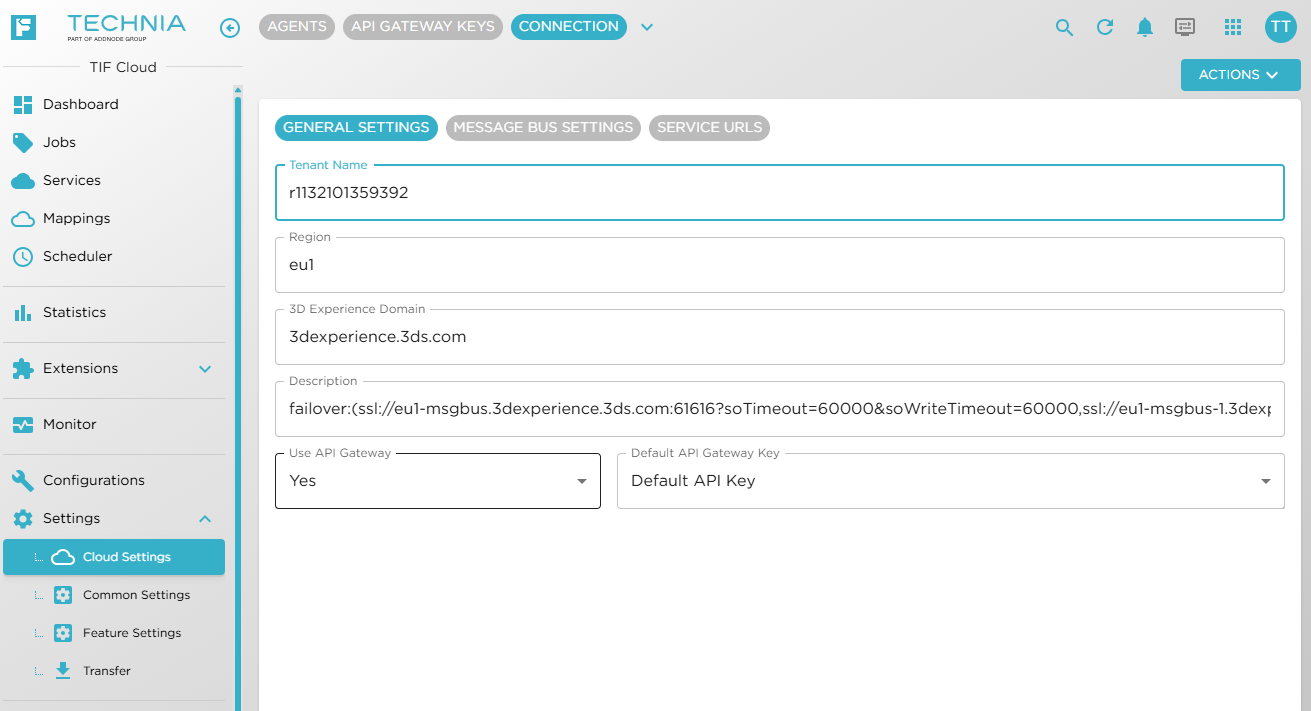 configure using api gateway