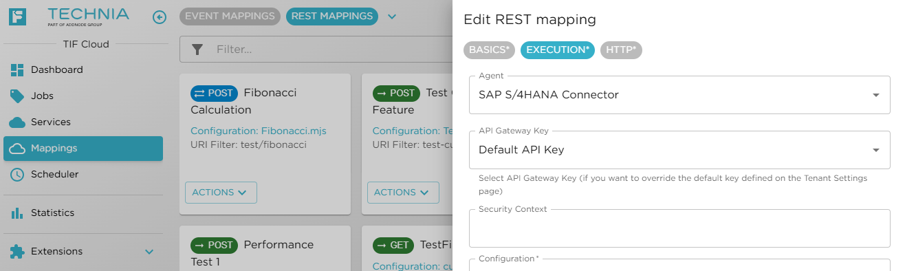 rest mapping api key